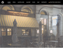 Tablet Screenshot of creperie.at